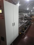 通过式超声波清洗机客户现场安装调合格